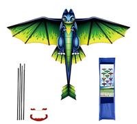 Stranddrachen | Grosser Tierdrache | 100m Schnur & Griff | Plage Cerf-Volant | Cerf-Volant De Plage | Cometa De Playa | Cerf-volant pour enfants | Activités de plein air pour enfants | Pour adultes et
