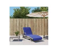 Strandhanddoeken 2 st 400 g/mÂ² 75x200 cm stof koningsblauw362678