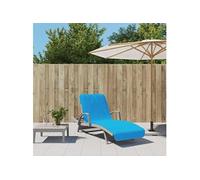 Strandhanddoeken 2 st 400 g/mÂ² 75x200 cm stof turquoise362680
