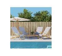 Vidaxl Serviettes De Plage 4 Pcs Gris 60x135 Cm Tissu 400 Gsm