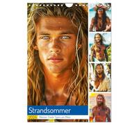 Strandsommer. Männer. Coole Typen am Meer (Wandkalender 2026 DIN A4 hoch), CALVENDO Monatskalender: Sonnenbräune, Meeresbrise und schöne Jungs an Stränden