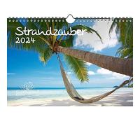 Strandzauber Calendrier format A4 pour vacances plage et plages 2024 - Seelenzauber