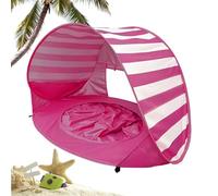 Strandzelt für Kinder mit Pool | UV-Schutz, faltbar mit Mini-Pool, Strandzelt ALS Sonnenschutz, für Urlaub, Camping, Picknicks, Tagesausflüge, Garten, Hinterhof, Park