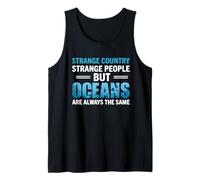 Strange Country Strange People But Oceans Scuba Dive Diver Débardeur