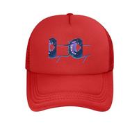 Strange Creature Casquette de baseball unisexe noire - Chapeau de golf en maille respirante, chapeau de soleil réglable pour sports de plein air, Rouge, Taille unique