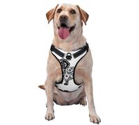 Strange Dog Gilet de traction imprimé XL pour animaux de compagnie à porter lors de la promenade du chien ou de l'escalade des montagnes