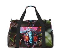 Strange Insects Sac de voyage à la main. Design tendance, grande capacité de stockage, adapté pour les voyages d'affaires et les courts voyages, noir, taille unique