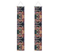 Strange Objects Bannières de porche imprimées, bannières décoratives à suspendre, adaptées pour l'intérieur et l'extérieur, le jardin, la décoration de porche