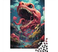 Strange Snake Puzzle 1000 Pièces Educa Jouet en Bois Divertissement Créatif De l'art De La Décoration Jeu Éducatif Challenge Toy pour Adultes Et Enfants À Partir De 12 Ans 1000pcs (38x26cm)