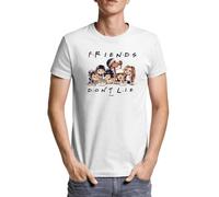 Stranger Friends T-shirt à manches courtes pour homme Modèle 22, blanc, XXL