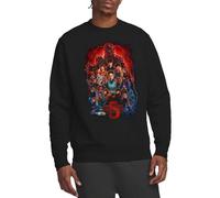 Stranger Things 5 Poster Sweat Unisexe, Noir, M