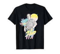 Stranger Things 80's Jim Hopper T-Shirt, Homme, Noir, XL