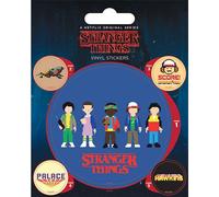 Stranger Things - Autocollants, pack de 5 vinyles BS4212 (taille unique) (Coloré)