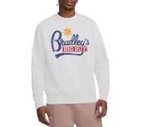Stranger Things Bradley'S Big Buy Logo Unisex Sweatshirt, White, X-Large