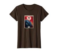 Stranger Things Butcher Billy No More Lies T-Shirt, Femme, Marron, XXL