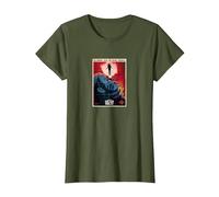 Stranger Things Butcher Billy No More Lies T-Shirt, Femme, Olive, M