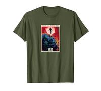 Stranger Things Butcher Billy No More Lies T-Shirt, Homme, Olive, M