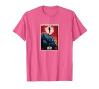 Stranger Things Butcher Billy No More Lies T-Shirt, Homme, Rose Chiné, M