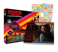 Stranger Things Calendrier 2026, édition Box - Deluxe 2026 Hellfire Club Calendrier journalier avec plus de 100 autocollants de rappel (cadeaux originaux Netflix, fournitures de bureau)