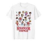 Stranger Things Cartoon Characters T-Shirt