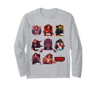 Stranger Things Character Badges Officiellement licencie Manche Longue