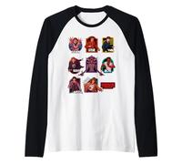 Stranger Things Character Badges Officiellement licencie Manche Raglan