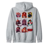 Stranger Things Character Badges Officiellement licencie Sweat à Capuche