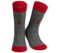 Stranger Things Chaussettes Chaussons Homme Hellfire Club Chaussettes Antidérapantes Fantaisie en Polaire Taille Unique