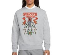 Stranger Things Christmas Demogorgon, Dice, Canes and Cookies Unisex Sweatshirt, Heather Maillot de survêtement, Athletic chiné, S Mixte