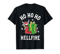 Stranger Things Christmas Ho Hellfire Club T-Shirt