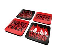 Stranger Things CSP0025 Set de 4 Dessous de Verre en liège
