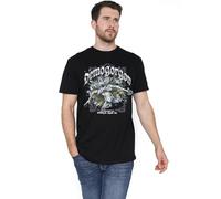 Stranger Things Demogorgon Band Tee Unisex T Shirt, Black, Large