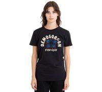 Stranger Things Demogorgon Fan Club Ladies T Shirt, Athletic Heather, Small