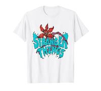 Stranger Things Demogorgon Sketch T-Shirt, Homme, Blanc, 5XL