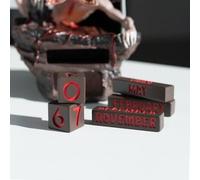 STRANGER THINGS - DEMONGORGON - CALENDRIER PERPÉTUEL 3D EN RÉSINE GRUP