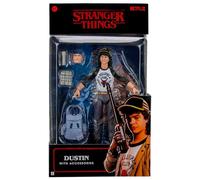 Stranger Things Dustin Henderson Figurine Collector Upside Down - Figurine très détaillée de 15,2 cm avec vêtements Doux et Accessoires Uniques