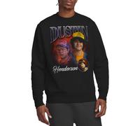 Stranger Things Dustin Homage Unisex Sweatshirt, Black, X-Large