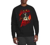 Stranger Things Eddie Munson Raising Hell Unisex Sweatshirt, Black, X-Large