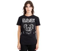 Stranger Things Eleven Laboratory Ladies T Shirt, Black, Small