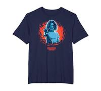 Stranger Things Eleven Reach Out T-Shirt, Homme Grandes Tailles, Bleu Marine, 6X Tall