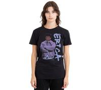 Stranger Things Erica Neo Homage Ladies T Shirt, Black, Medium