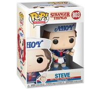 Stranger Things - Figurine Pop! Steve Avec Son Chapeau Et Sa Glace 9 Cm