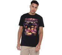 Stranger Things Group Thunder Metal Band Unisex T Shirt, Black, Noir, 3XL Mixte