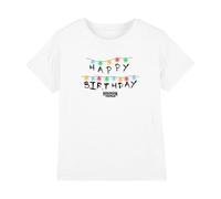 Stranger Things Happy Birthday Lights Kids T Shirt, White, 9-11