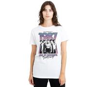 Stranger Things Hawkins 1987 Group Tour Poster T-Shirt Femme, Blanc, S