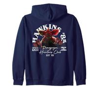 Stranger Things Hawkins 85 Demogorgon Hunters Sweat à Capuche