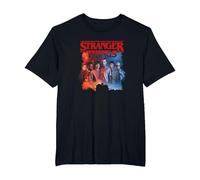 Stranger Things Hawkins Creel House Poster T-Shirt, Homme Grandes Tailles, Noir, 3X Tall