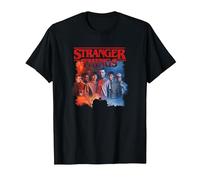 Stranger Things Hawkins Creel House Poster T-Shirt, Homme, Noir, 4XL