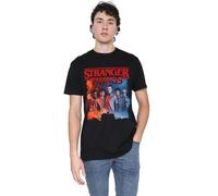 Stranger Things Hawkins Creel House Poster T-Shirt Unisexe, Noir, Taille S, Noir, S