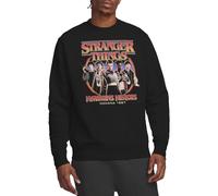 Stranger Things Hawkins Heroes Group 1987 Unisex Sweatshirt, Black, XXL